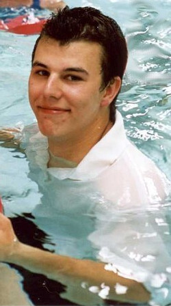 Swimming in a polo shirt
