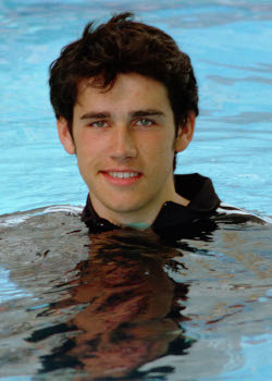 Swimming Training in Tracksuit